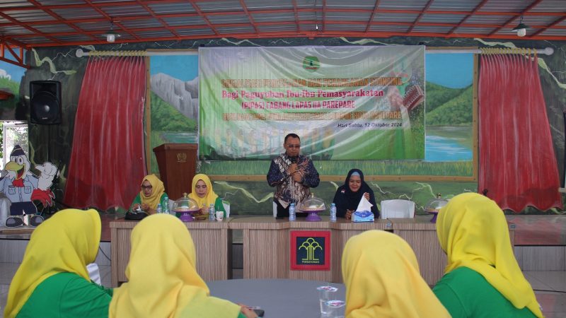 Libatkan Puskesmas Lompoe, PIPAS Cabang Lapas IIA Parepare Gelar Sosialisasi Pencegahan dan Pengentasan Stunting