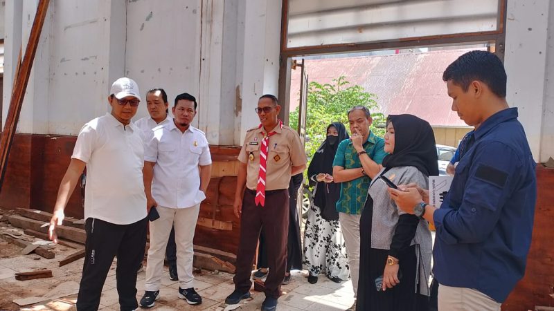 Pastikan Sesuai Cagar Budaya, Pokja 2 DPRD Parepare Tinjau Progres Renovasi Gedung Disdikbud