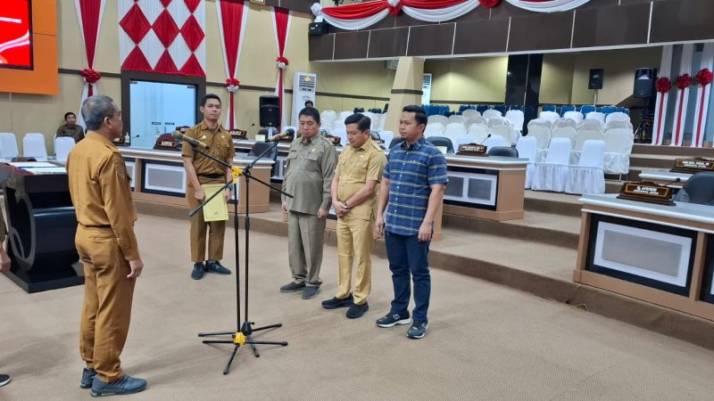 Sekretariat DPRD Parepare Gladi Pelantikan Pimpinan Dewan