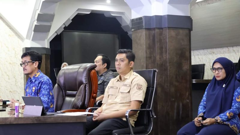 Dipimpin Sekda, Tim SPBE Pemkab Pinrang Ikuti Interview Pemantauan dan Evaluasi