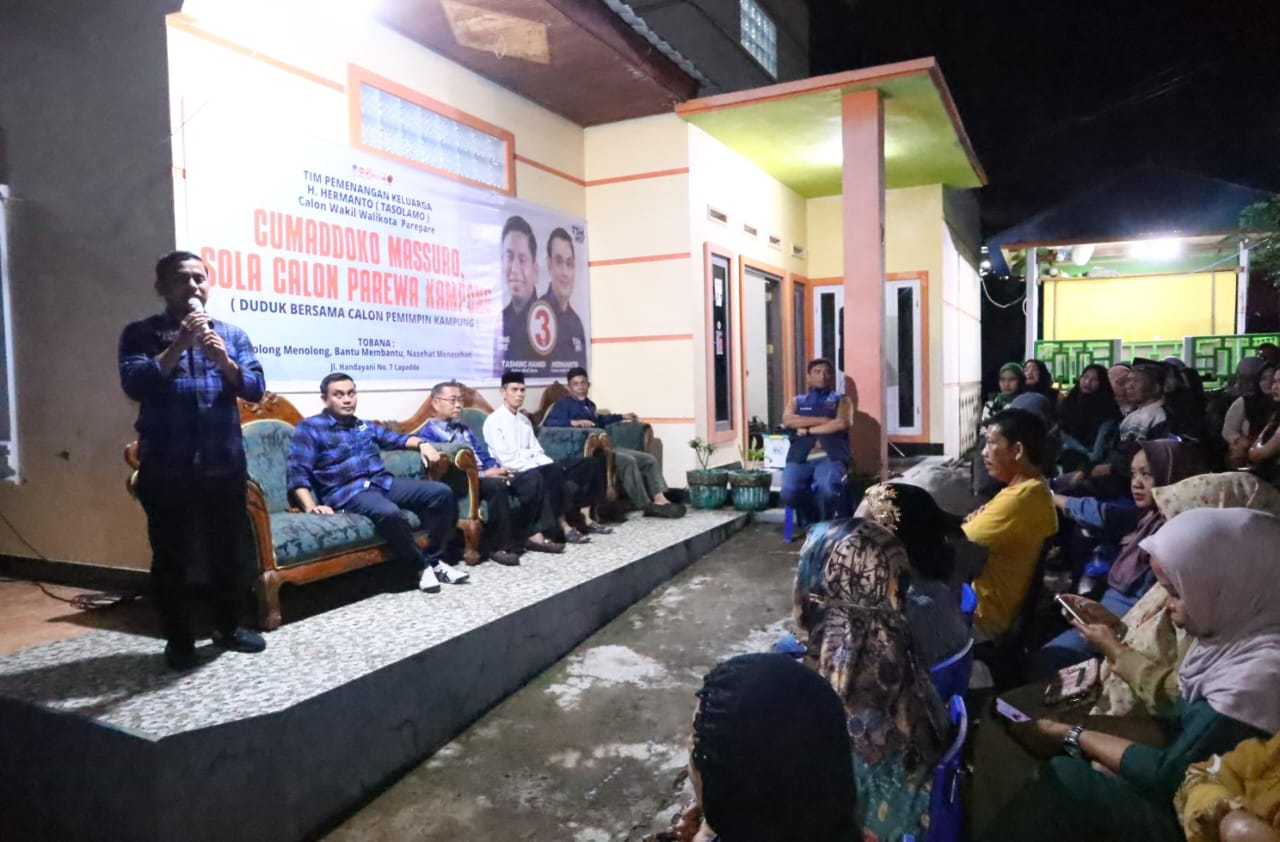 Inisiatif Warga Lapadde Gelar Duduk Bersama Calon Pemimpin Kampung untuk TSM-MO