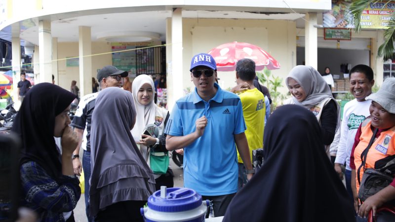 Blusukan di Pasar Sumpang Minangae, ANH Terima Aspirasi Warga dan Pedagang