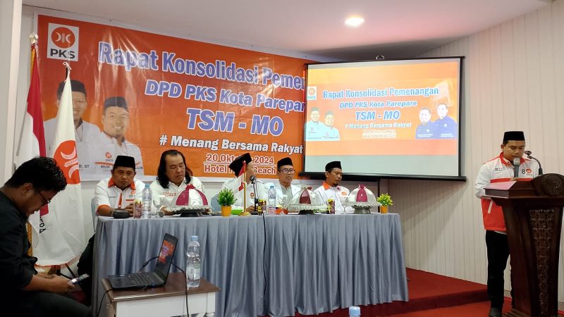 Rapat Konsolidasi PKS Parepare: Maksimalkan Kerja Politik Demi Kemenangan TSM-MO