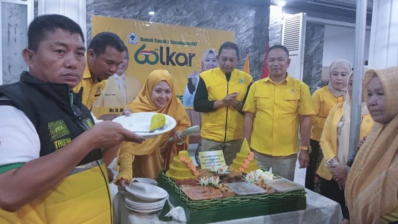 Golkar Parepare Gelar Ramah Tamah dan Tasyakuran Meriahkan HUT ke 60 Tahun