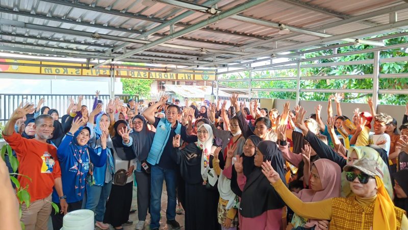 Erat Bersalam Kunjungi Warga Bukit Indah, Barto Rabang: Berkat Taufan Pawe Lorong Kami Terang