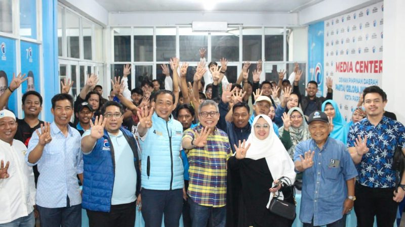 Berkunjung ke Gelora, Erat Bersalam : Kami Sangat Menghargai Semua Partai Pengusung