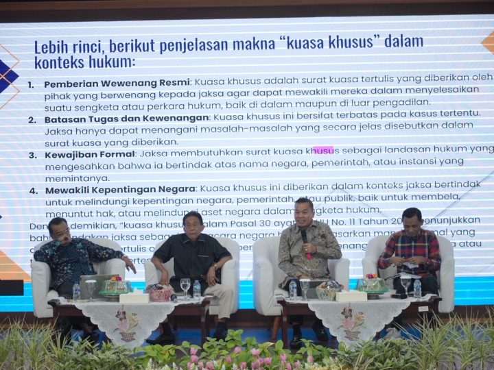 Kajati Sulsel Agus Salim Buka FGD Quo Vadis Eksistensi Jaksa Pengacara Negara