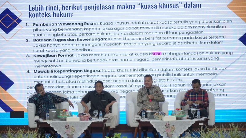 Kajati Sulsel Agus Salim Buka FGD Quo Vadis Eksistensi Jaksa Pengacara Negara