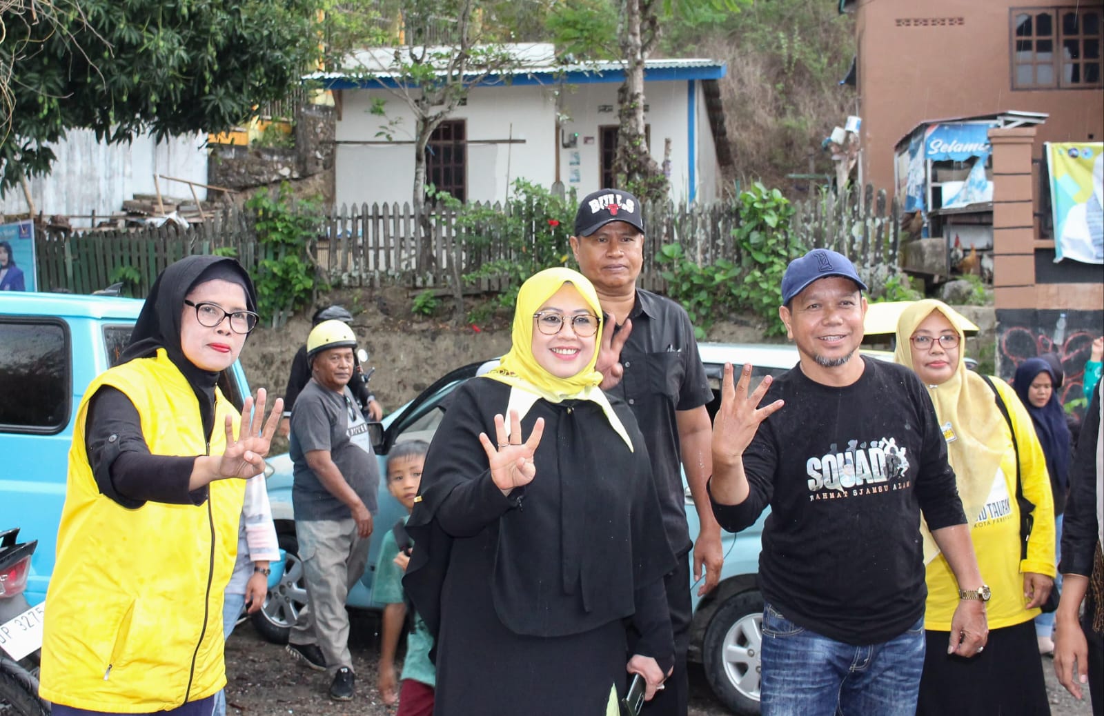 Blusukan di Tengah Derasnya Hujan, Erat: Insyaallah Menjadi Rahmat