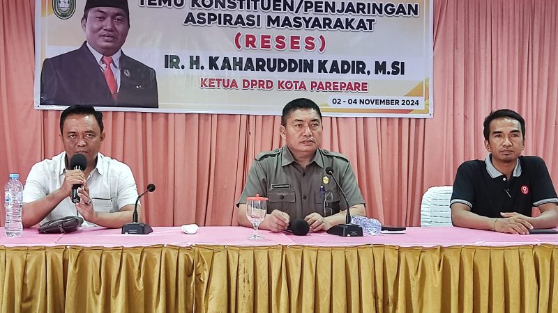 Reses Kaharuddin Kadir: Warga Mengeluh Parepare Tidak Sebersih Dulu