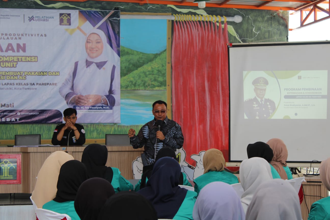 Terima Kunjungan Mahasiswa IAIN Parepare, Kalapas Parepare Sosialisasikan Panca Carana Laksya Pemasyarakatan