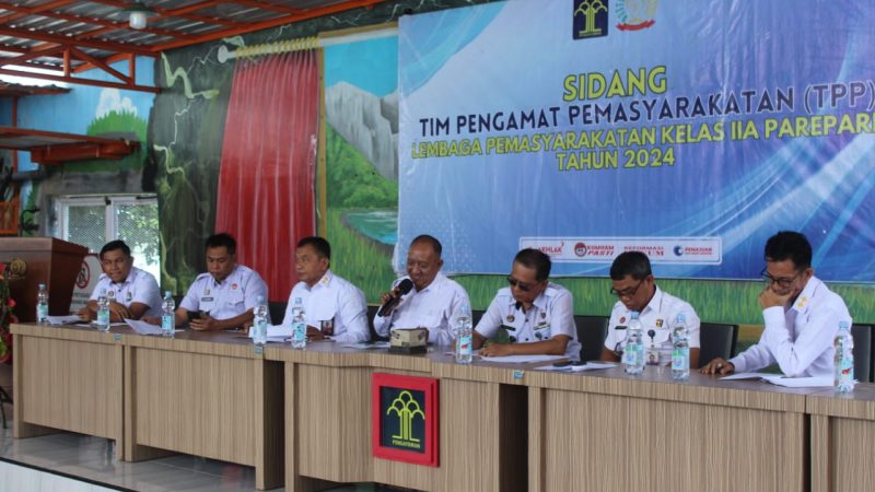 Lapas IIA Parepare Gelar Sidang TPP, Tindak Lanjut Program Panca Carana Laksya Pemasyarakatan