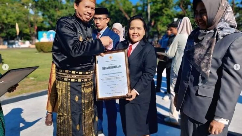 Pemkab Pinrang Raih 8 Penghargaan dari Pemprov saat Upacara Peringatan HKN ke 60