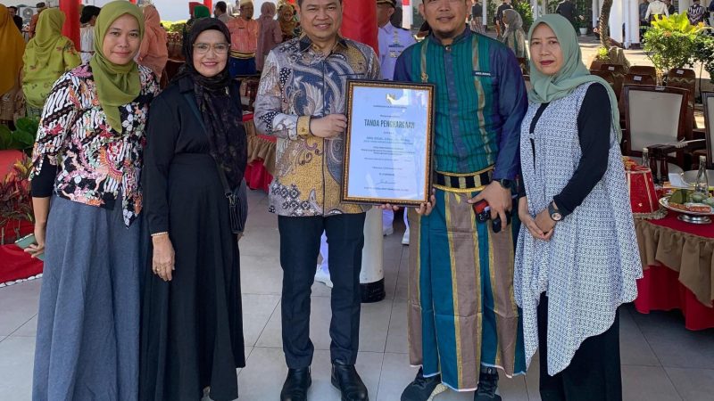 Nakes RS Hasri Ainun Habibie Terima Penghargaan dari Pj Gubernur di Puncak HKN