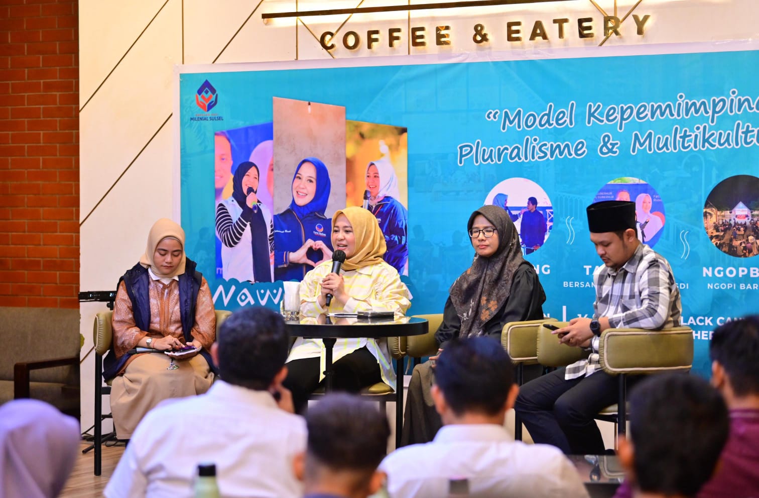 Fatmawati Rusdi Bahas Strategi Penguatan Pluralisme bersama Pemuda Sulsel