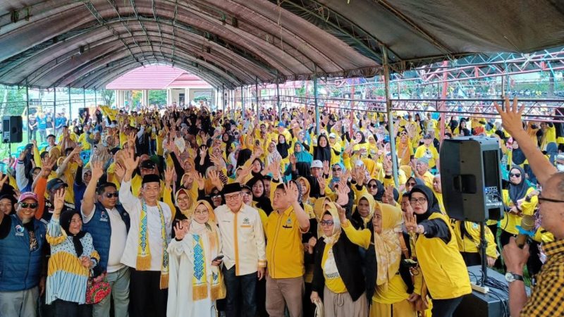 Semangat Membara, Pendukung dan Simpatisan Komitmen Menangkan Erat Bersalam