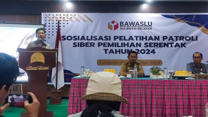 Bawaslu Sulsel Gelar Sosialisasi Pelatihan Patroli Siber Pilkada, Libatkan Jurnalis, NGO, Ormas, dan Mahasiswa