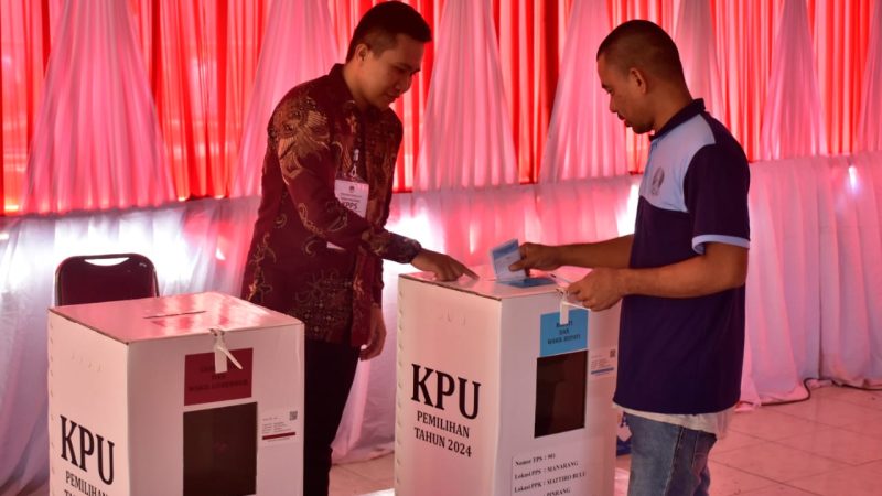 323 Warga Binaan Rutan Pinrang Nyoblos di TPS Khusus