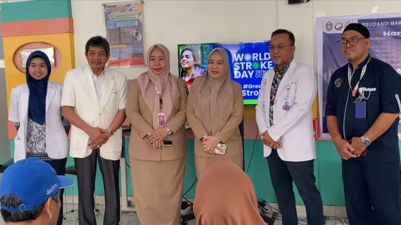 RSUD Andi Makkasau Edukasi Pengunjung tentang Pencegahan dan Penanganan Penyakit Stroke