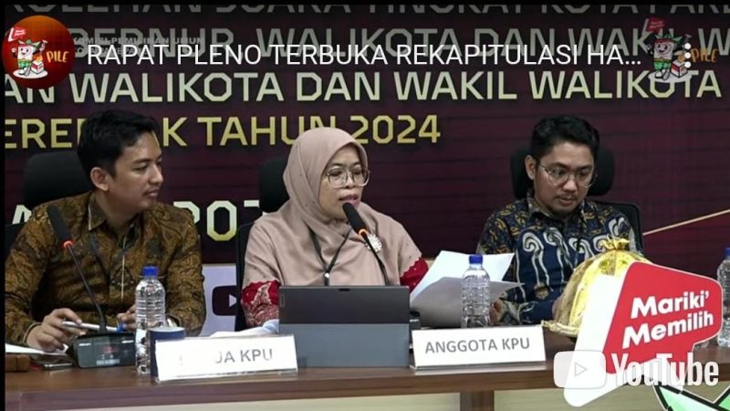 KPU Parepare Rampungkan Rekapitulasi Perolehan Suara Pilwalkot 2024