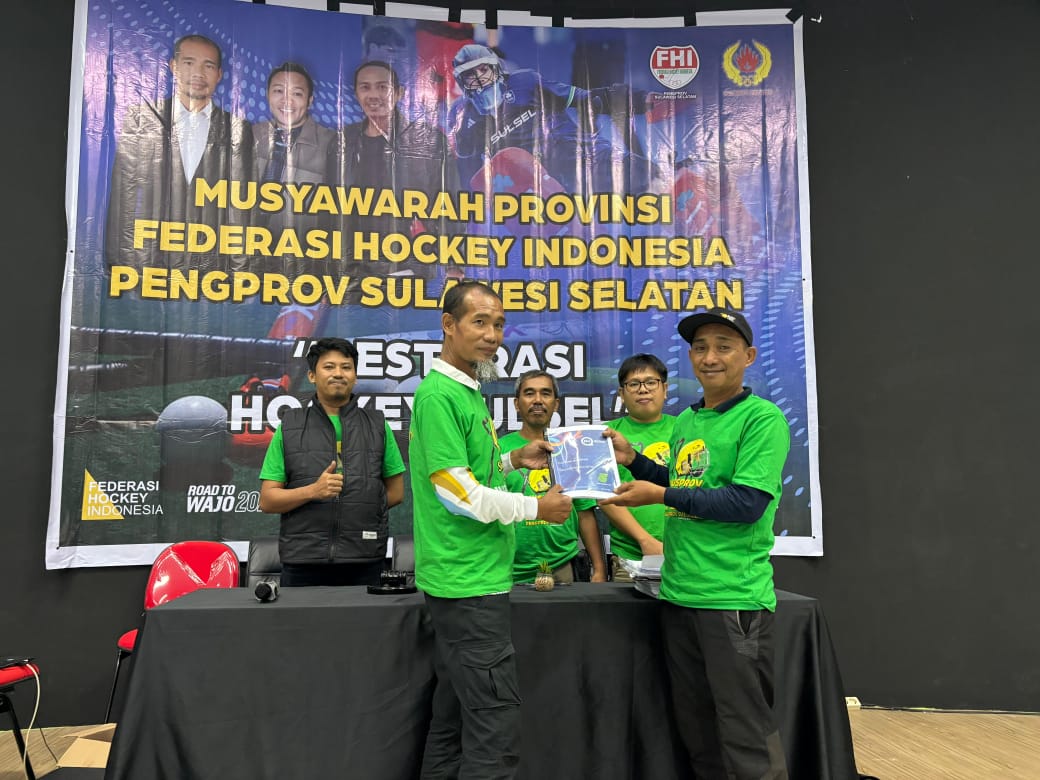 Gajah Mada Harding Terpilih Ketua FHI Sulsel, Perkenalkan Hockey Pantai dan Binaan Libatkan Anak SD-SMP