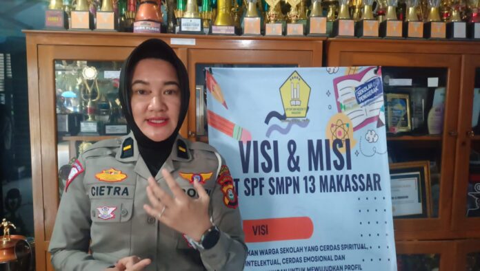 Polwan Cantik Ipda Cietra Jabat Kanit Regident Samsat Polres Pinrang