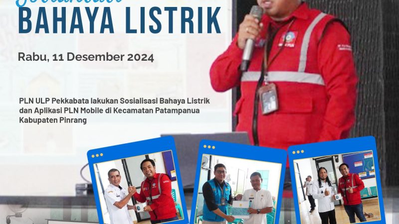 PLN ULP Pekkabata Pinrang Sosialisasi Keselamatan Ketenagalistrikan