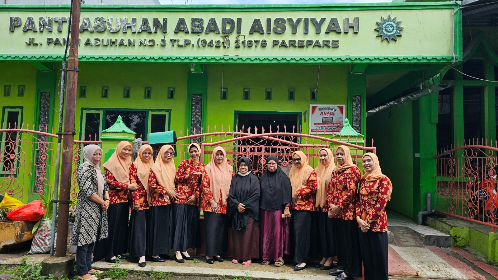 Dharma Wanita Persatuan Lapas IIA Parepare Peringati HUT DWP ke 25, Berbagi Kasih Anjang Sana Di Panti Asuhan Abadi Aisyiyah