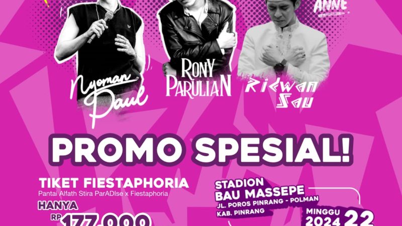 Konser Musik Akbar Segera Hadir di Pinrang