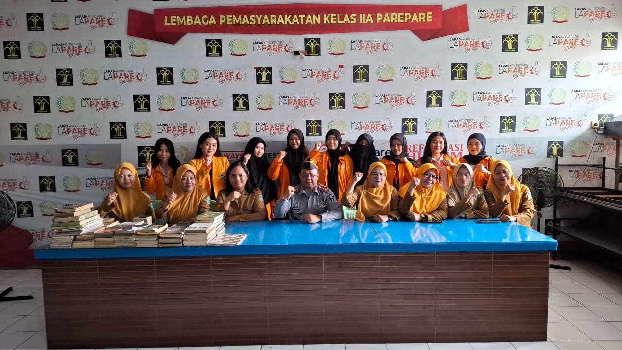 Kalapas Parepare Apresiasi Mahasiswa UNM yang Ikuti Praktek Mengajar Pendidikan Setara Paket A B C bagi Warga Binaan