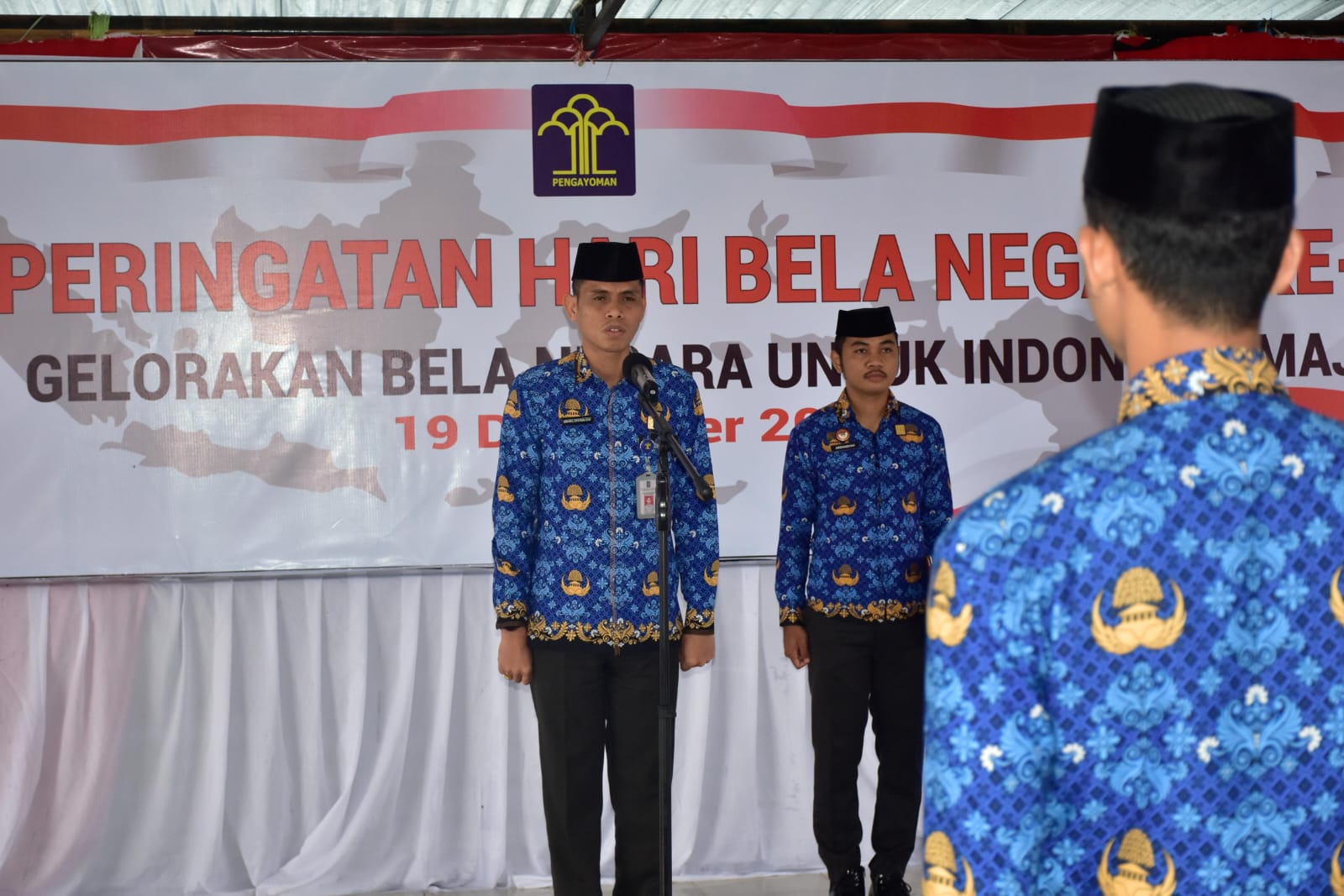 Gelorakan Bela Negara, Warga Binaan Rutan Pinrang Ikuti Upacara