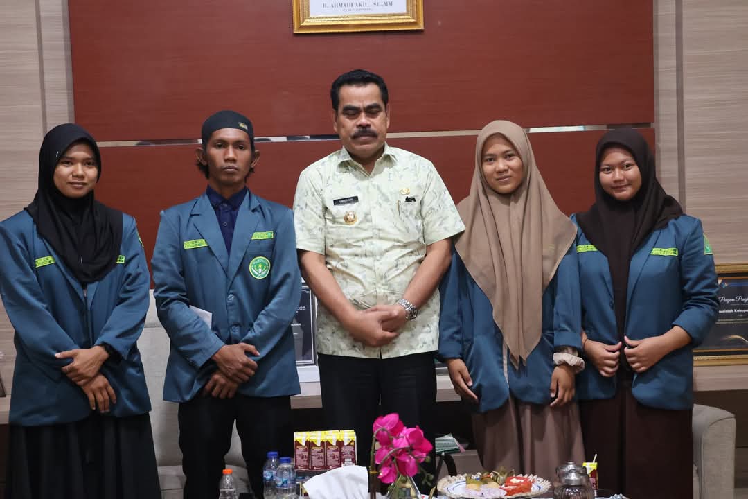 Pj Bupati Pinrang Terima Audiensi IPNU dan Pemuda Muhammadiyah