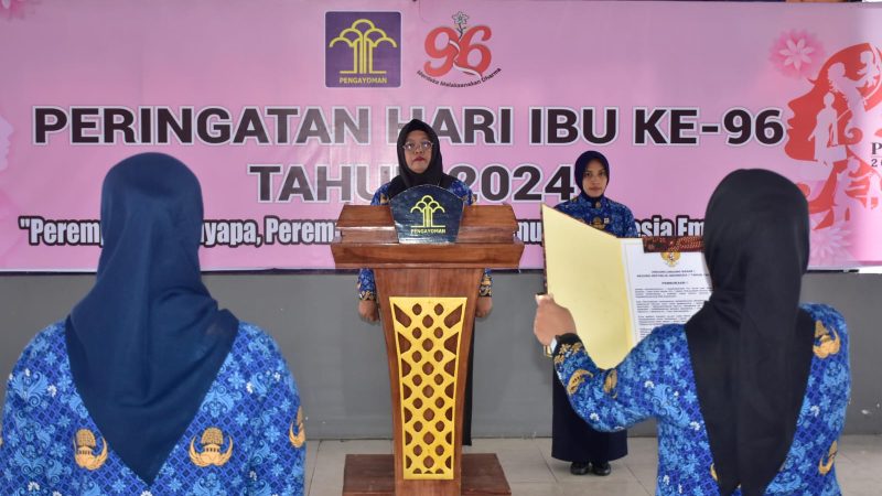 Perempuan Menyapa, Perempuan Berdaya, Rutan Pinrang Gelar Upacara Hari Ibu