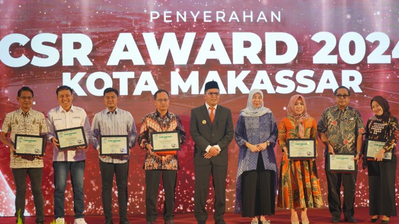 Pertamina Sulawesi Raih Penghargaan CSR Award 2024 dari Walikota Makassar