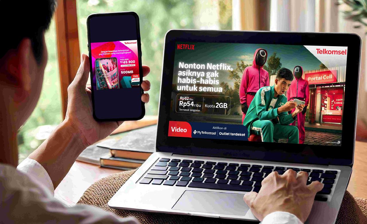 Telkomsel Hadirkan Promo Paket Netflix Bundle Data Telkomsel Rp49.900 per Bulan, Dukung Akses Hiburan Digital di Momen Natal dan Tahun Baru