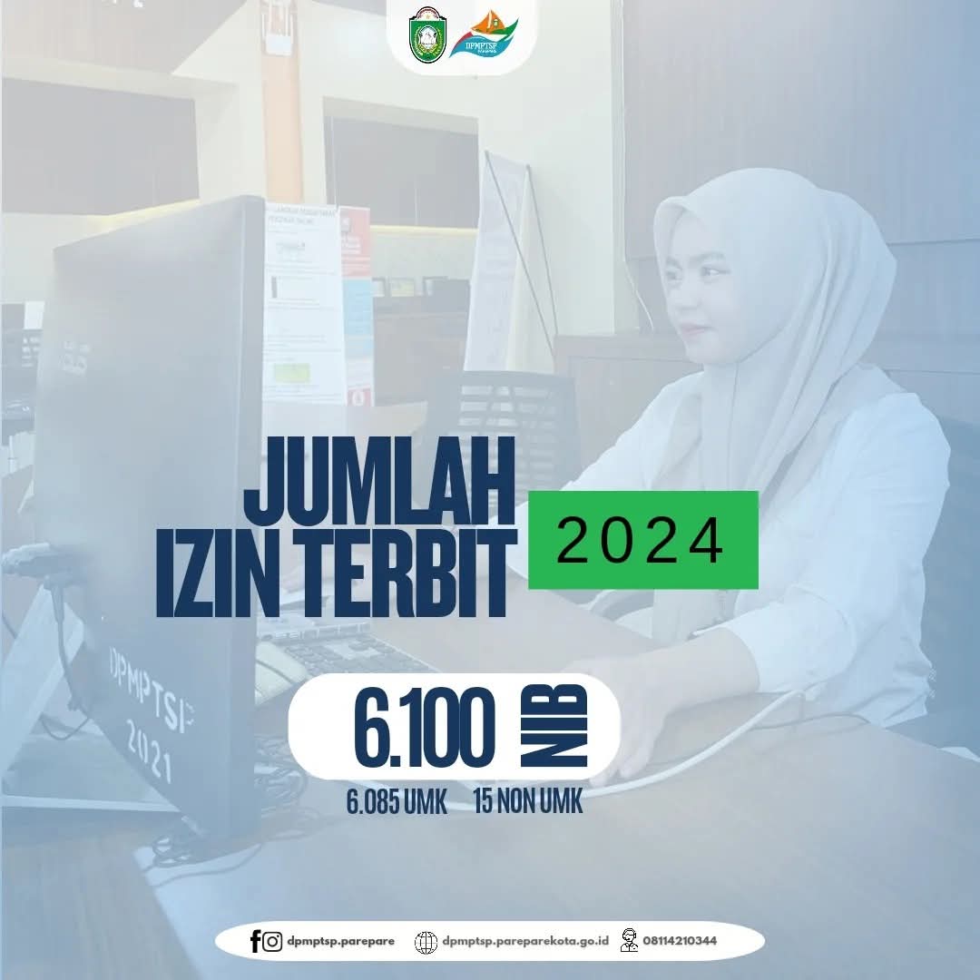 Berikut 5 KBLI yang Paling Diminati di Kota Parepare