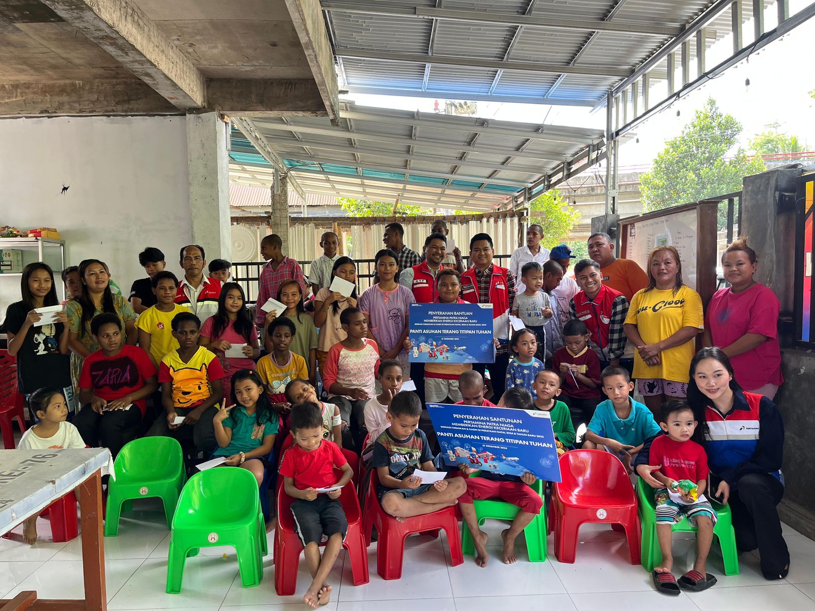 Sambut Tahun Baru dengan Rasa Syukur: Pertamina Sulawesi Berbagi untuk Anak-Anak Panti Asuhan