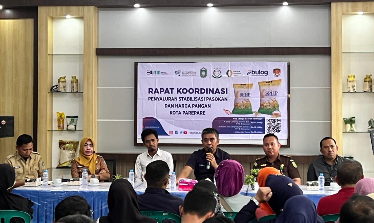 Bulog Parepare Salurkan Beras SPHP, Kendalikan Fluktuasi Pangan Pokok Strategis