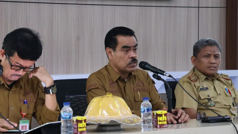 Pj Bupati Pinrang Hadiri Rakor Persiapan Kunjungan BPK Sulsel