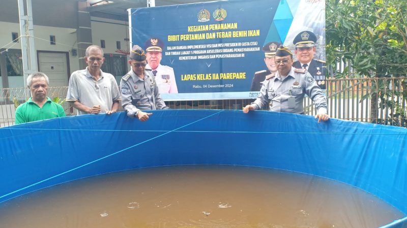 Lapas Parepare: Transformasi Lahan Kosong jadi Program Produktif Mendukung Asta Cita Presiden