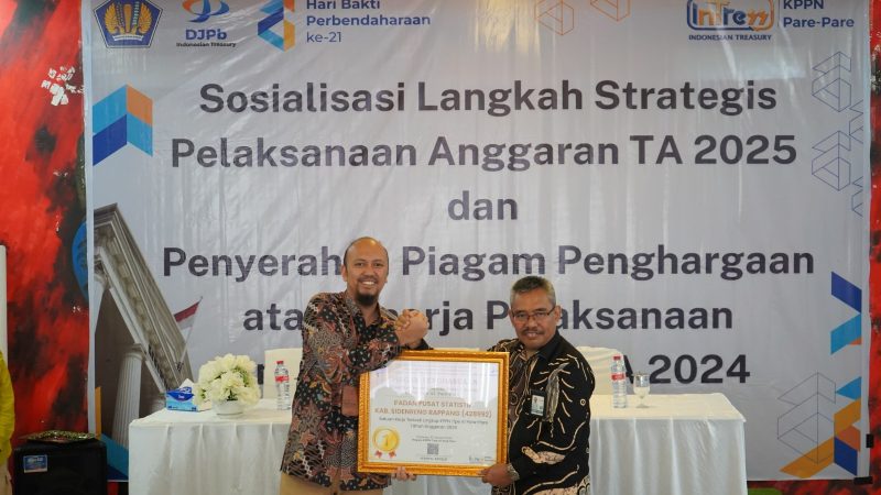 BPS Sidrap Jawara Satker Terbaik KPPN