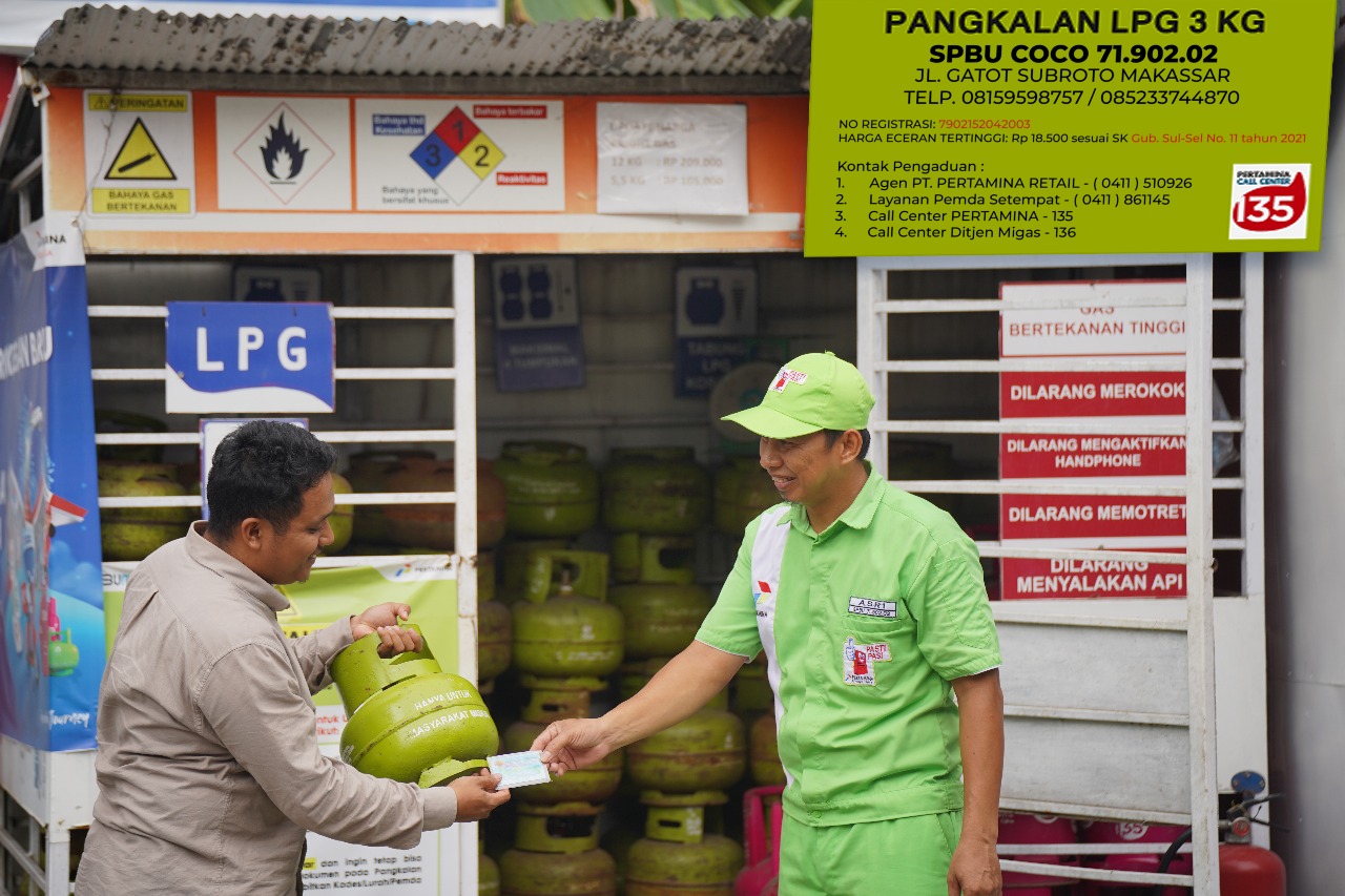 Pertamina Sulawesi Pastikan Distribusi LPG 3 Kg Tepat Sasaran dari Pangkalan Resmi