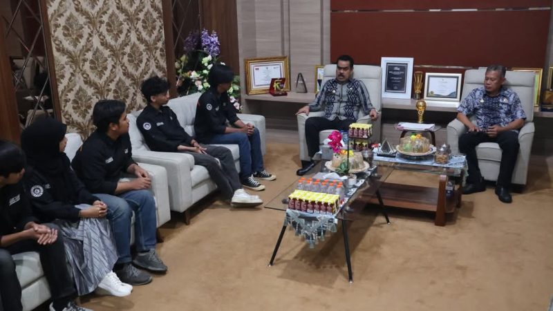 Pj Bupati Terima Audensi Kerukunan Mahasiswa Pinrang UNM