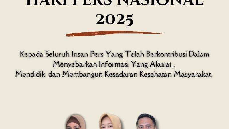 RSUD Andi Makkasau Ucapkan Selamat Hari Pers Nasional, Mari Bersama Dukung Pers Profesional dan Berintegritas!