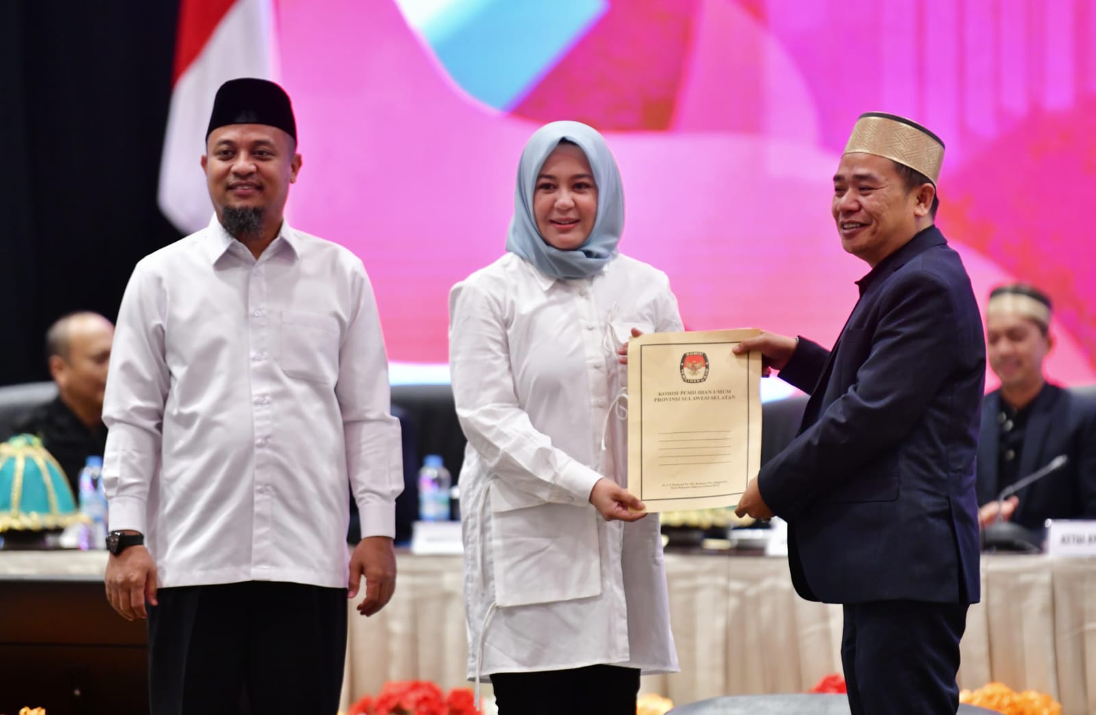 Andi Sudirman-Fatmawati Resmi Ditetapkan sebagai Gubernur dan Wagub Sulsel Terpilih