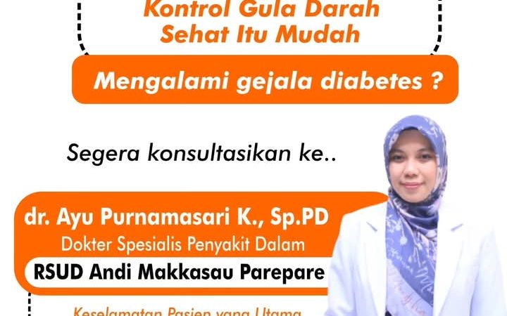 RSUD Andi Makkasau Edukasi Masyarakat soal Penyakit Diabetes
