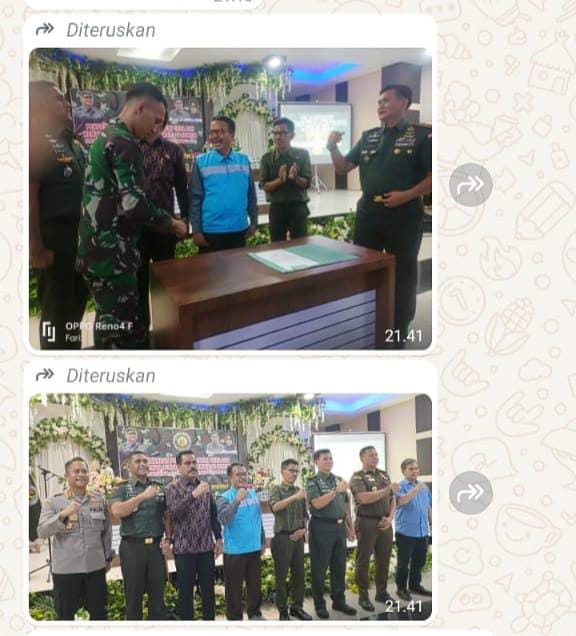 Foto Muspida Pinrang dengan Direktur Regional YYG Berseliweran di Medsos