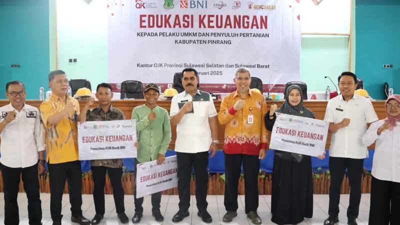 Pj Bupati Pinrang Hadiri dan Membuka Kegiatan Edukasi Keuangan oleh OJK