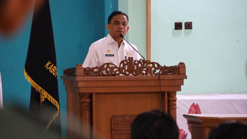 Wabup Sudirman Pimpin Rakor Pengadaan Beras dan Gabah