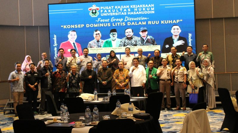 Fakultas Hukum Unhas Bahas Konsep Dominus Litis sebagai Referensi dalam Pembahasan RUU KUHAP